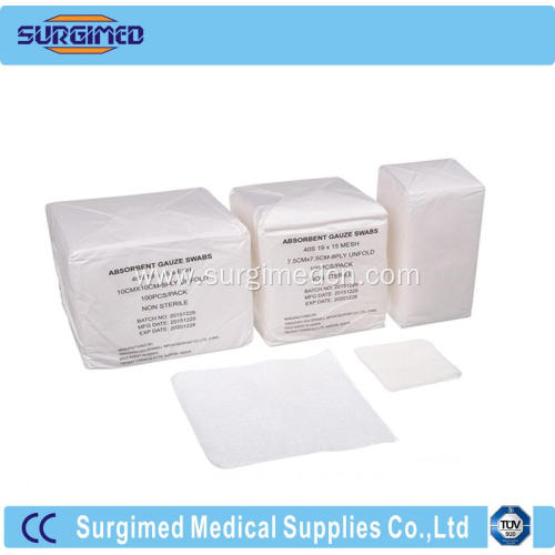 Absorbent Cotton Gauze Swabs